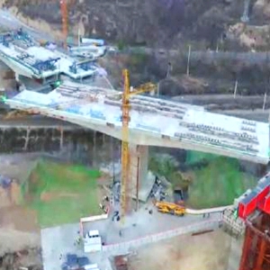 禹門口大橋轉(zhuǎn)體