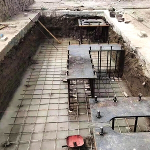 翻模機(jī)預(yù)埋件基礎(chǔ)